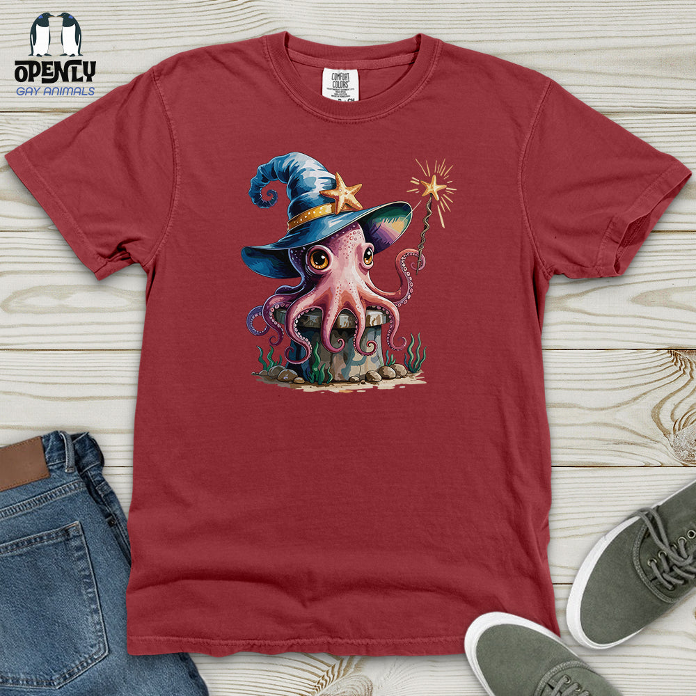 Octopus Wizard Heavy Cotton Comfort Colors Tee