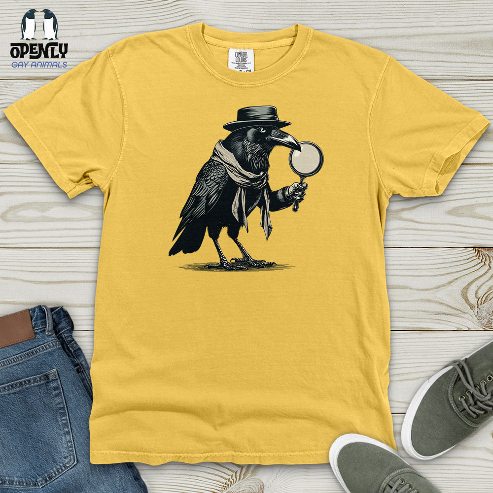 Raven Detective Mystery Heavy Cotton Comfort Colors Tee