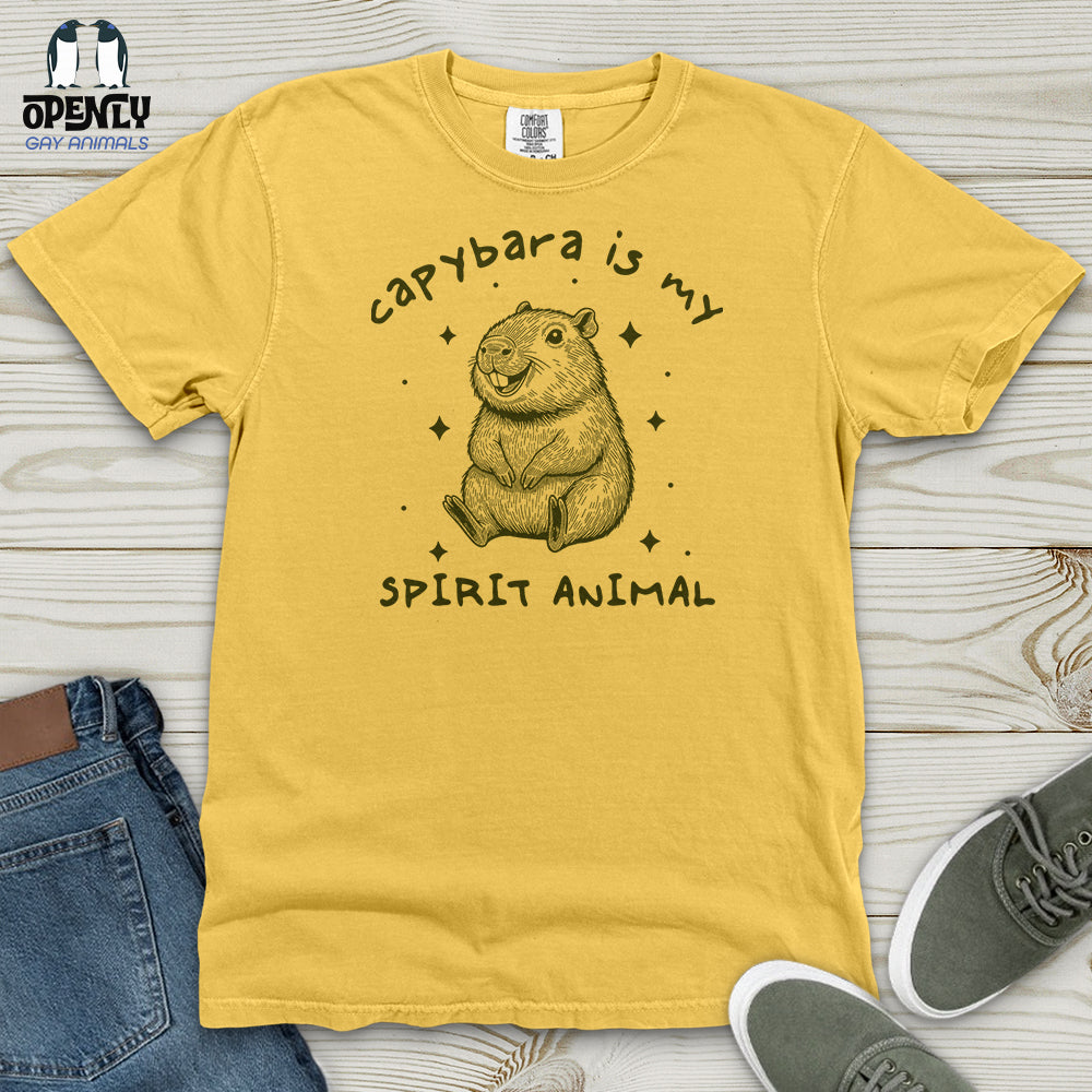 Capybara is My SPIRIT ANIMAL Heavy Cotton Comfort Colors Tee