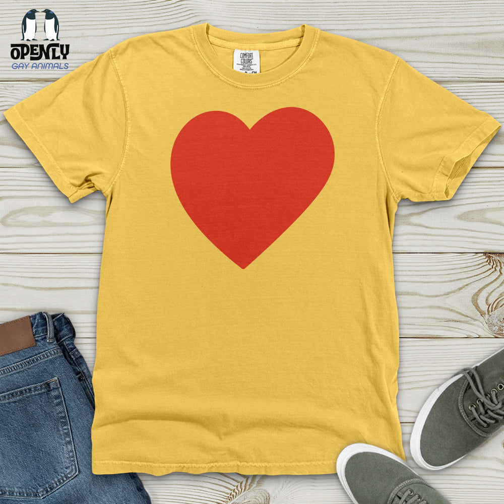 Heart Tee Heavy Cotton Comfort Colors Tee