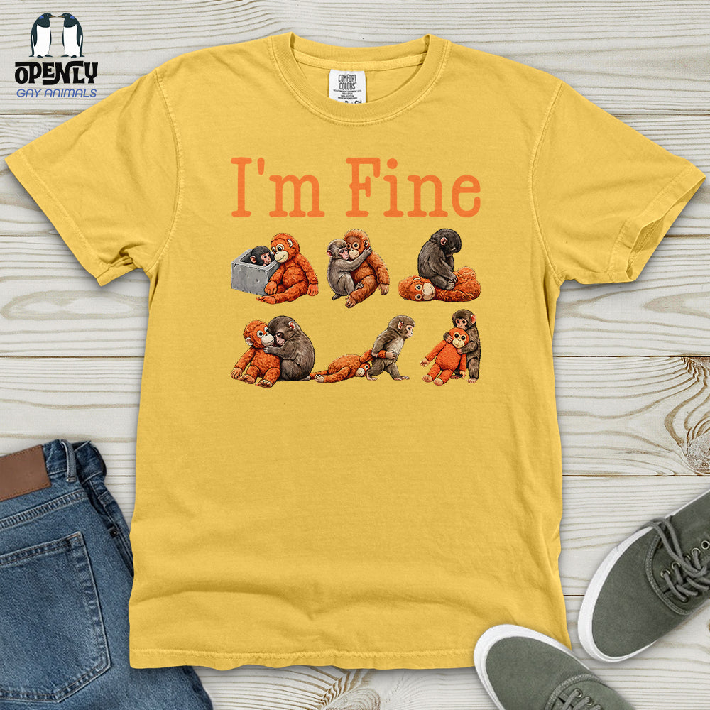 I'm Fine 02 Heavy Cotton Comfort Colors Tee
