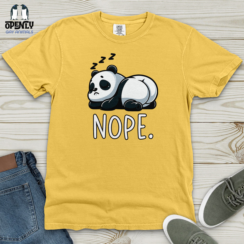 Panda Nope Heavy Cotton Comfort Colors Tee