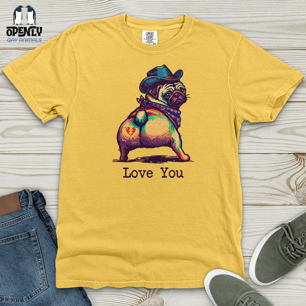 Love You Heavy Cotton Comfort Colors Tee