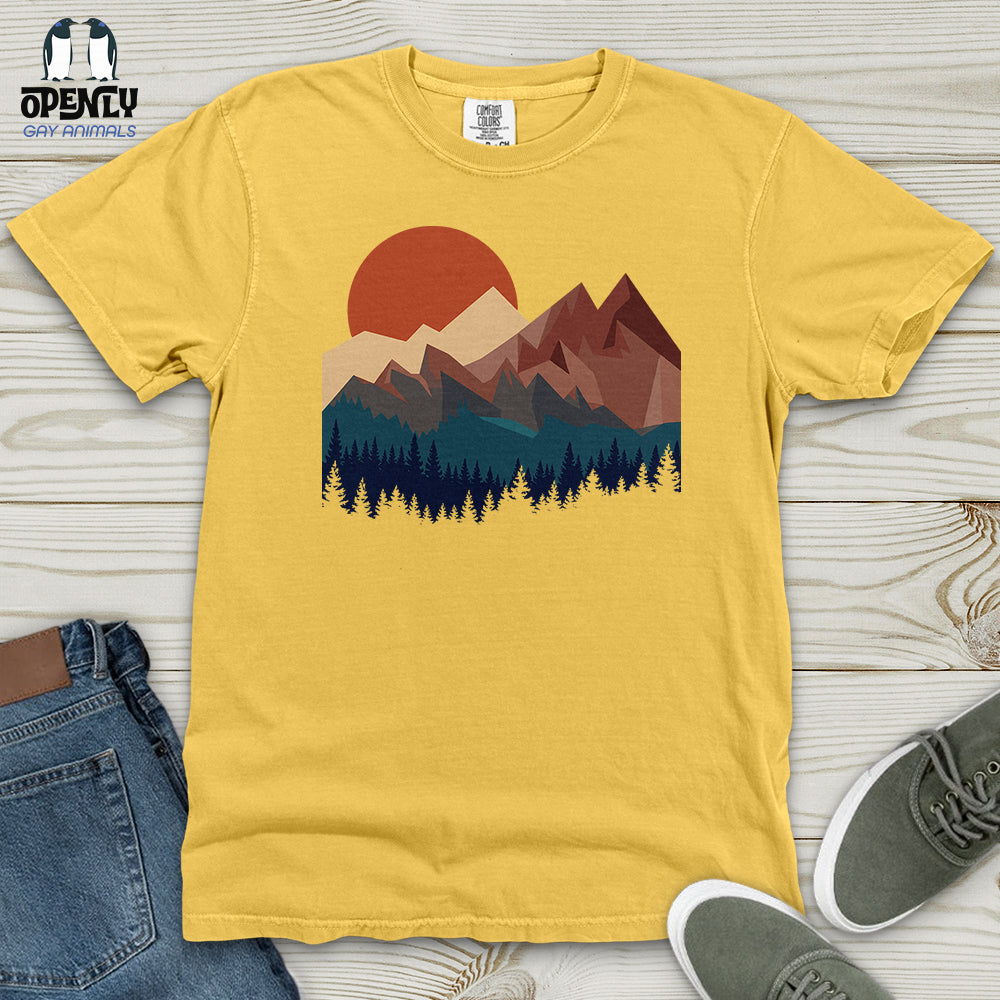 Mountain Landscape Heavy Cotton Comfort Colors Tee