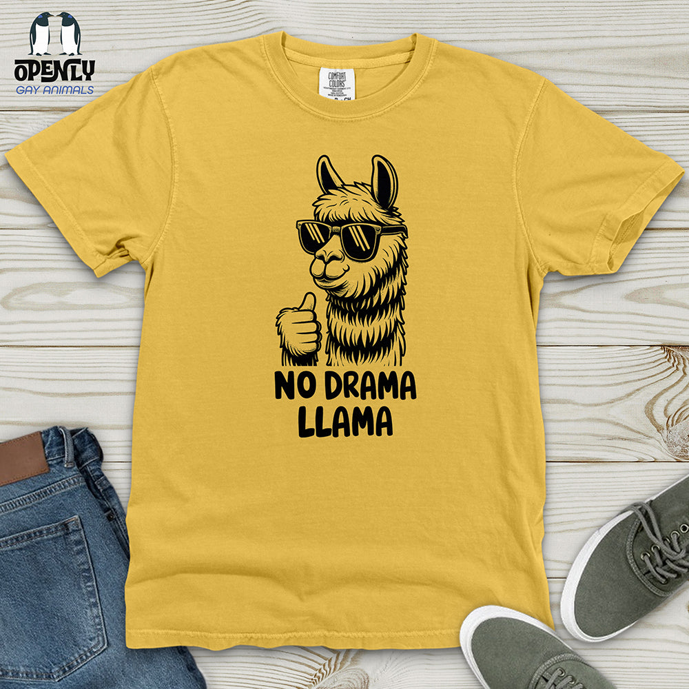 No Drama Llama Heavy Cotton Comfort Colors Tee