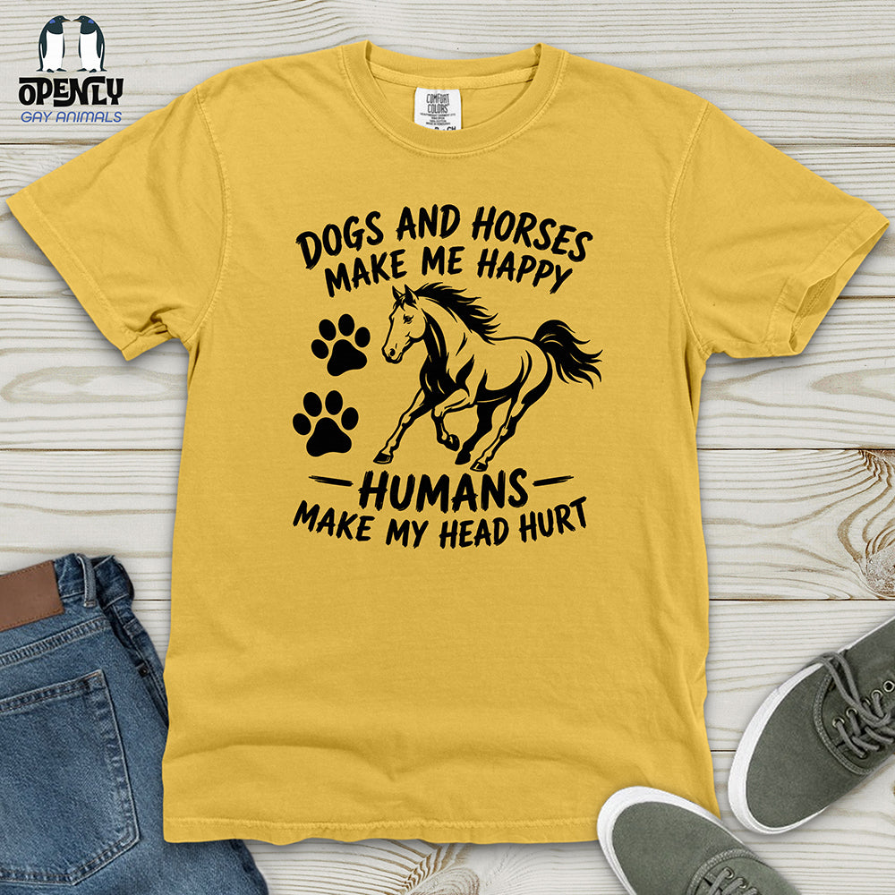Humans Make My Head Hurt Heavy Cotton Comfort Colors Tee