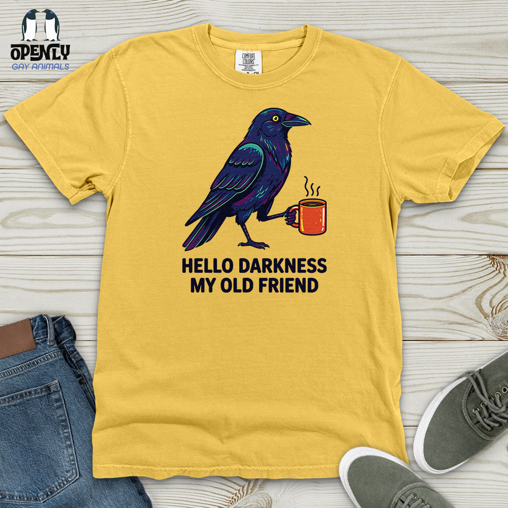 Hello Darkness My Old Friend Heavy Cotton Comfort Colors Tee