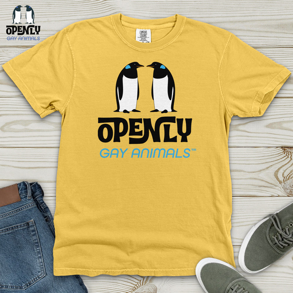 OpenlyGayAnimals Logo Heavy Cotton Comfort Colors Tee