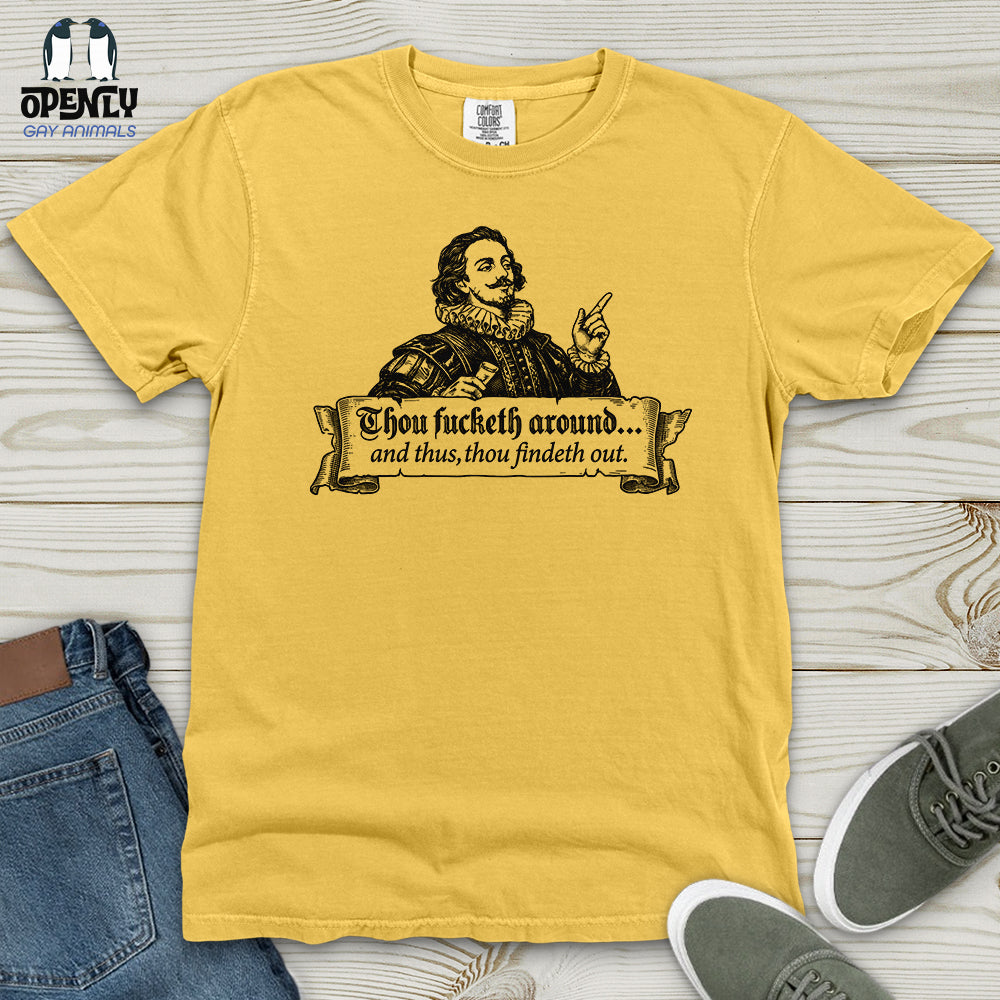 William Shakespeare Quote Heavy Cotton Comfort Colors Tee