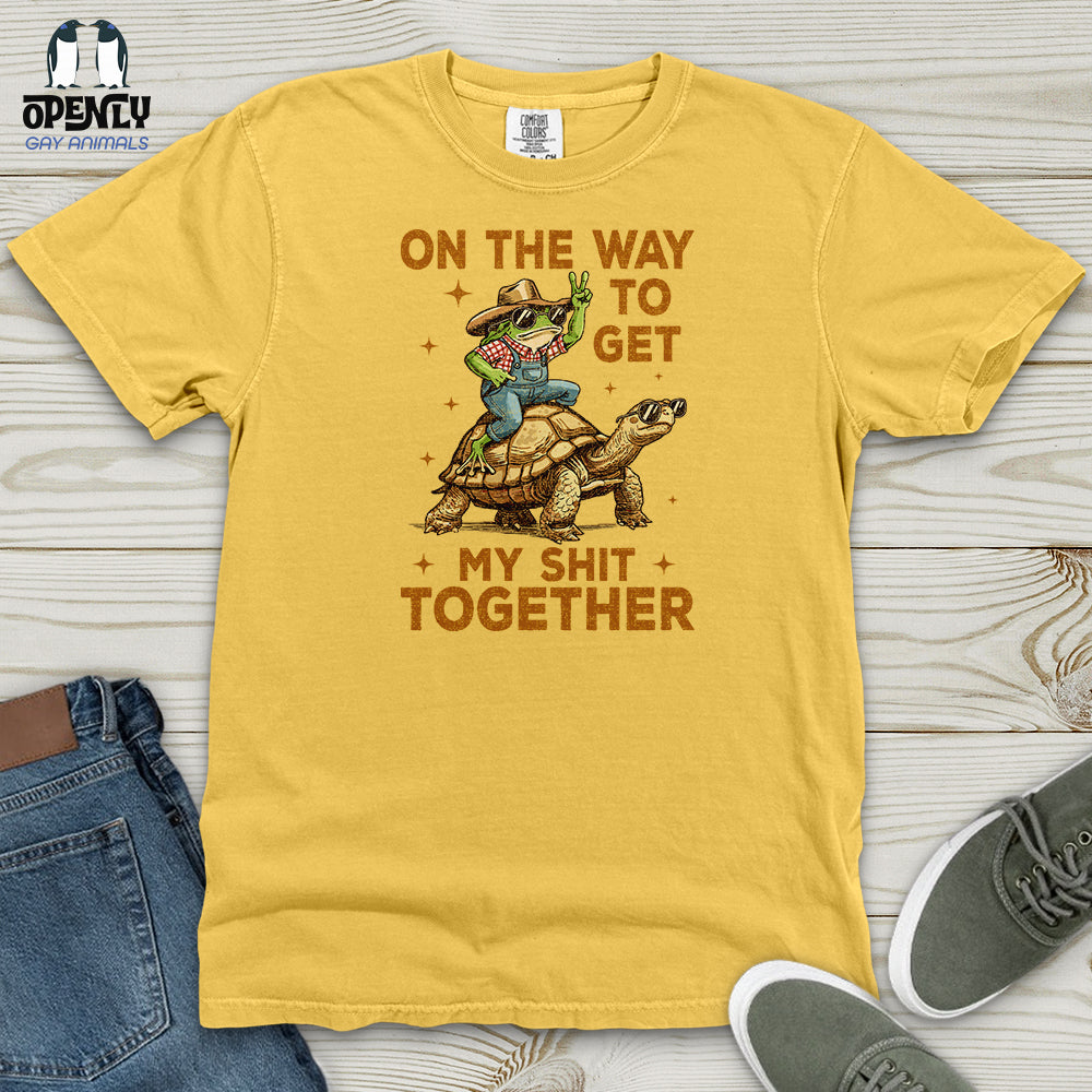 On the Way to Get My Shit Together Heavy Cotton Comfort Colors Tee