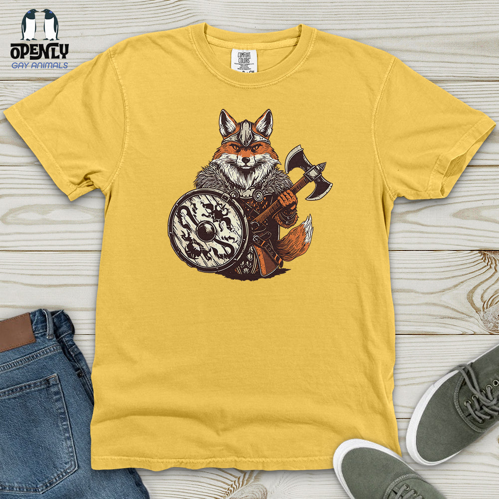 Fox Viking Courage Heavy Cotton Comfort Colors Tee