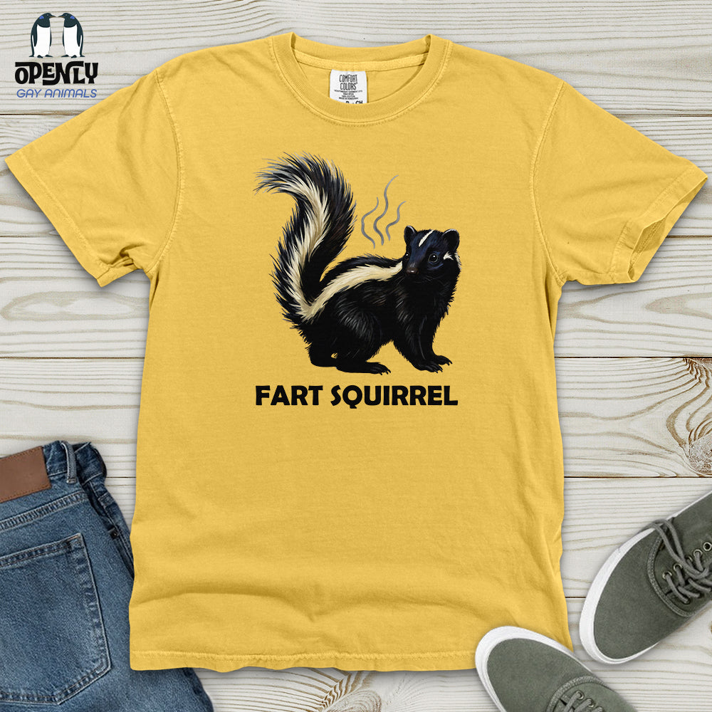 Fart Squirrel Heavy Cotton Comfort Colors Tee