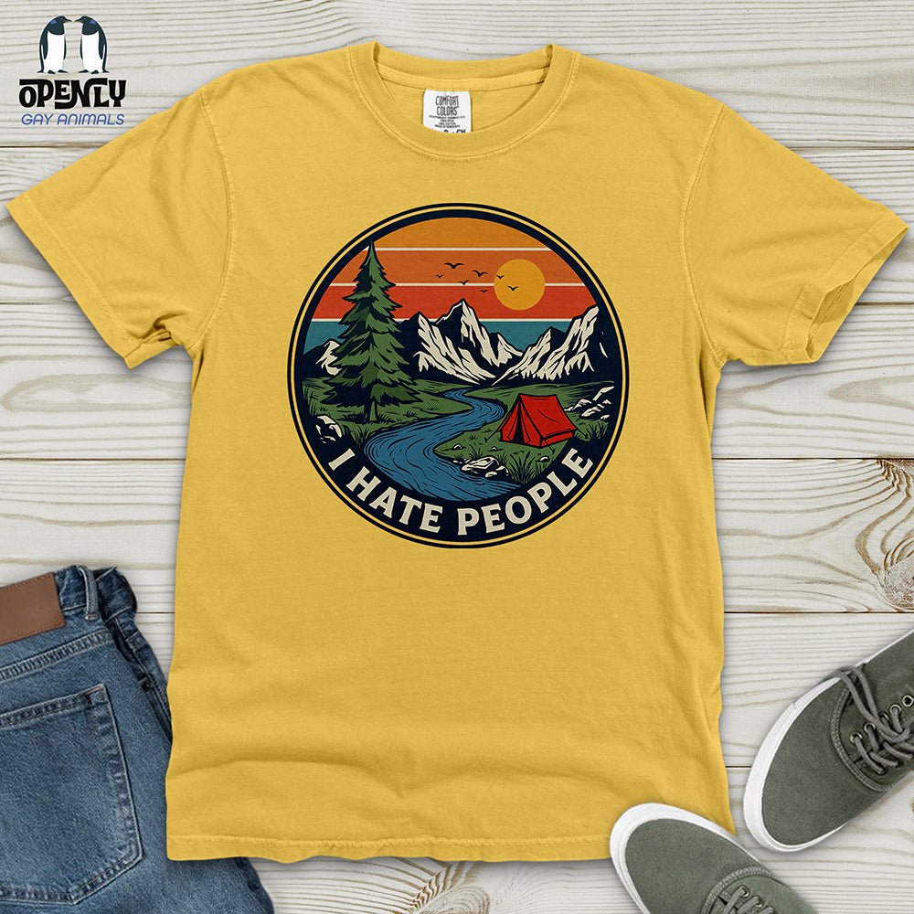 I Hate People Heavy Cotton Comfort Colors Tee