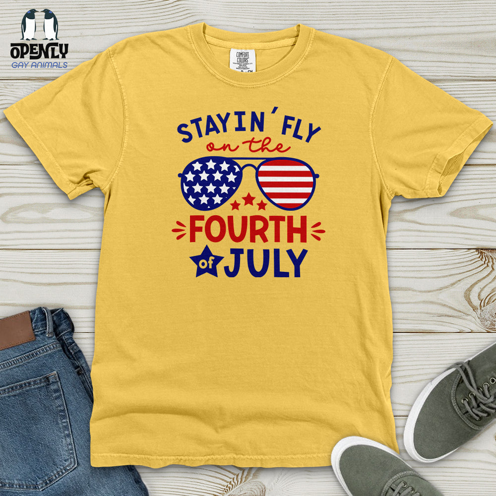Stayin' Fly on the Fourth of July Heavy Cotton Comfort Colors Tee