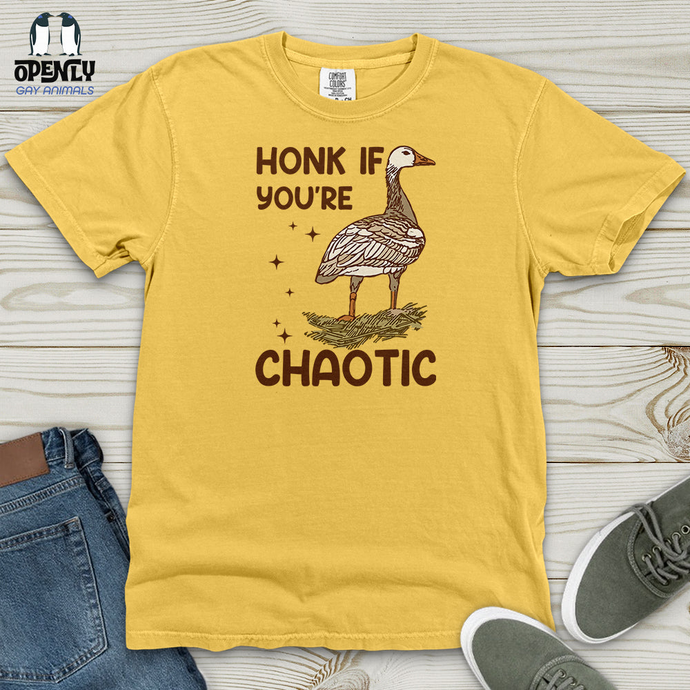 Honk If You're Chaotic Heavy Cotton Comfort Colors Tee