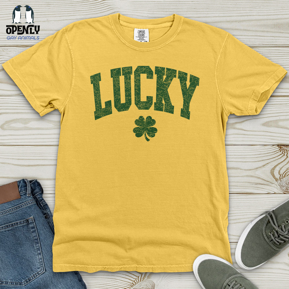 Lucky Shamrock Heavy Cotton Comfort Colors Tee