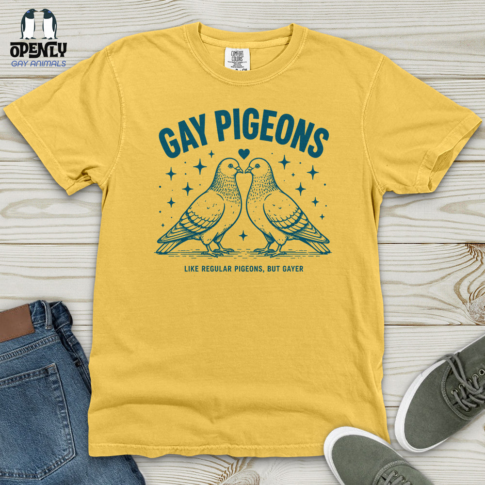 Gay Pigeons Heavy Cotton Comfort Colors Tee