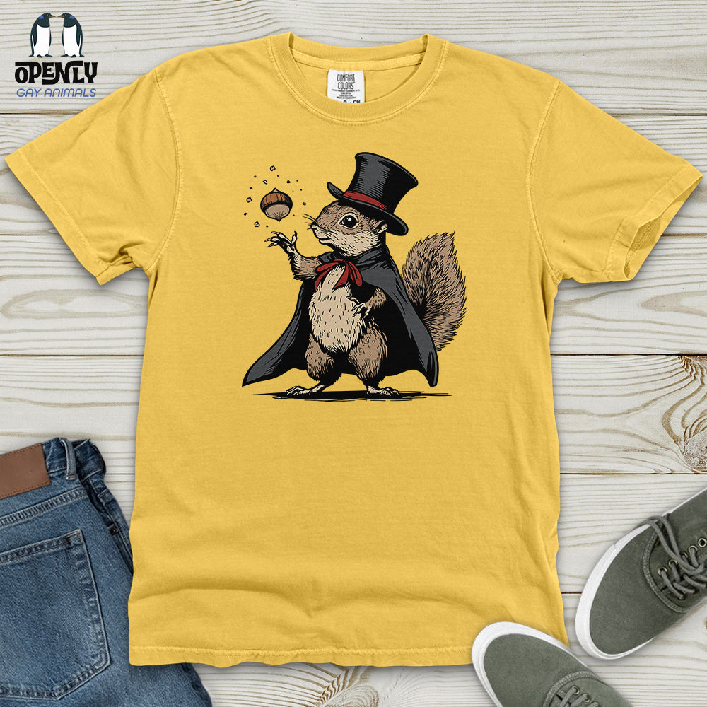 Squirrel Magician Show Heavy Cotton Comfort Colors Tee