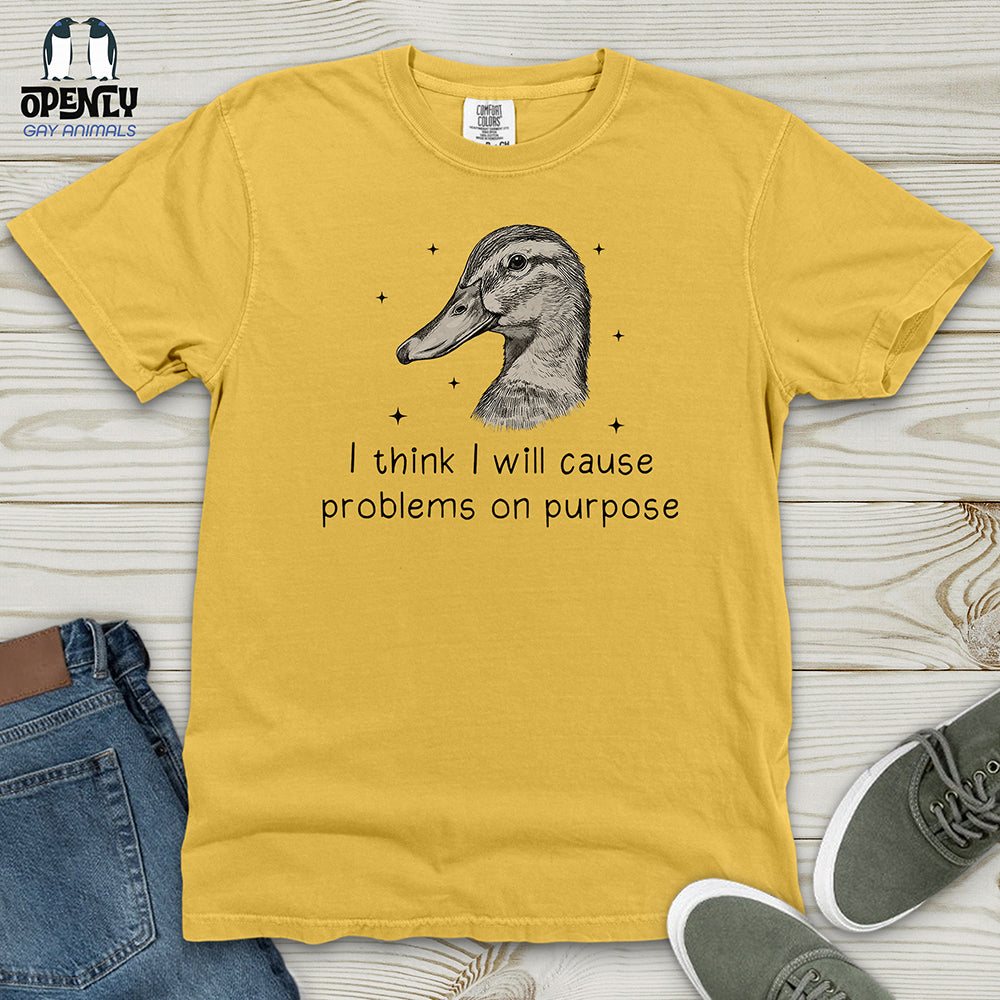 I Think I Will (Funny Goose) Heavy Cotton Comfort Colors Tee