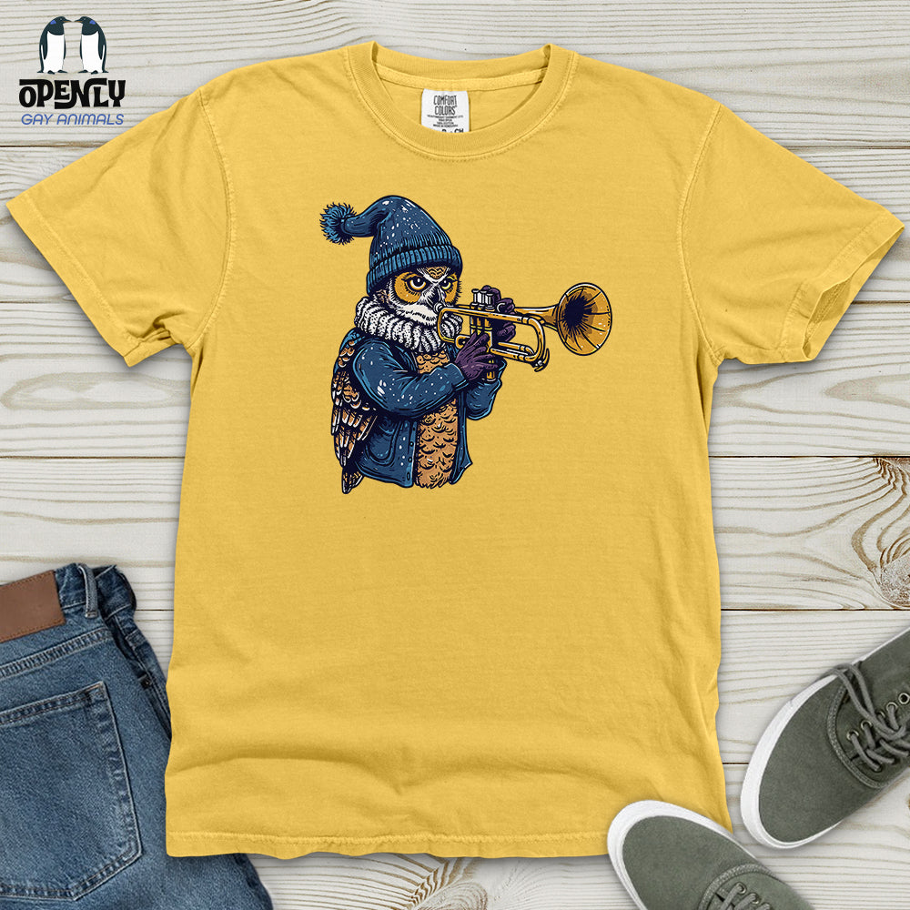 Owl Trumpet Performance Heavy Cotton Comfort Colors Tee