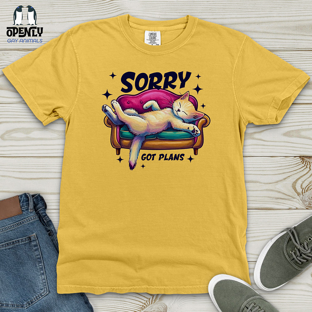 Sorry Got Plans Heavy Cotton Comfort Colors Tee