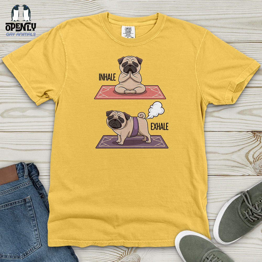 Inhale, Exhale Dog Heavy Cotton Comfort Colors Tee
