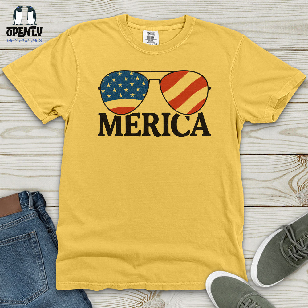4Th of July Merica Heavy Cotton Comfort Colors Tee