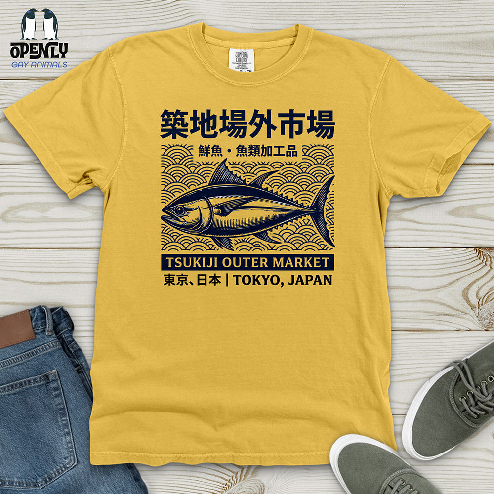 Tsukiji Fish Market Heavy Cotton Comfort Colors Tee