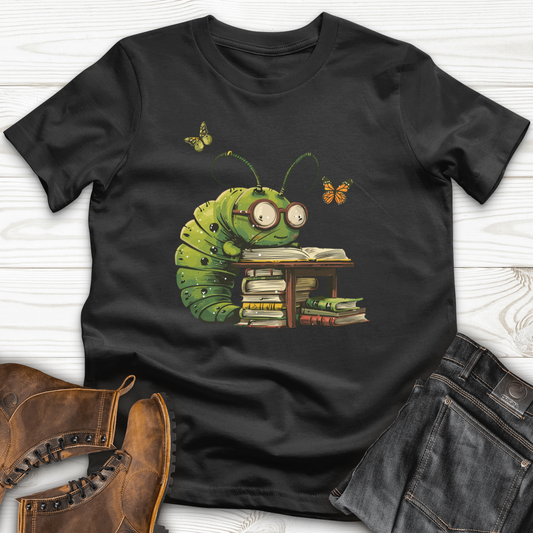 Caterpillar Bookworm Bliss Softstyle Tee