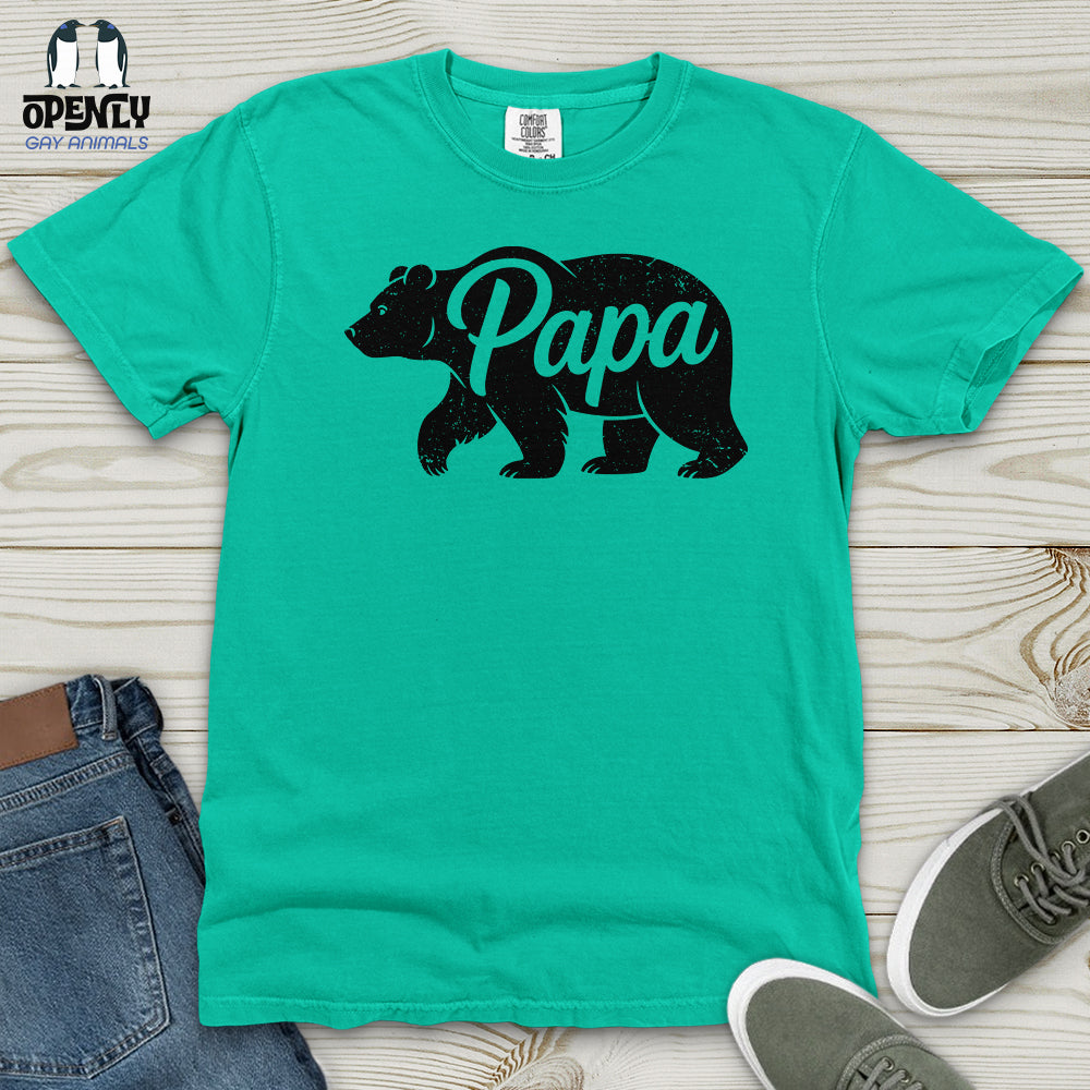 Papa Bear Heavy Cotton Comfort Colors Tee