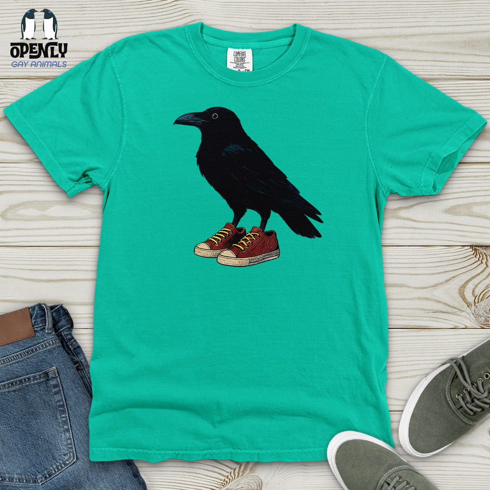 Raven Wearing Sneakers Heavy Cotton Comfort Colors Tee