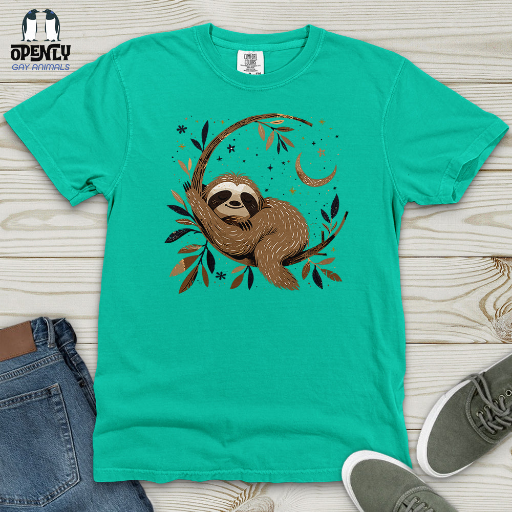 Cosmic Sloth Dreams Heavy Cotton Comfort Colors Tee
