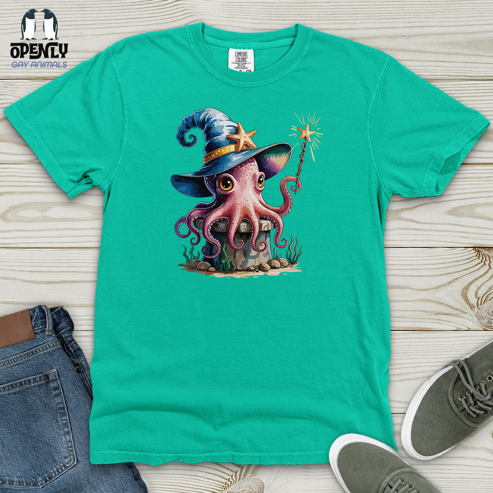 Octopus Wizard Heavy Cotton Comfort Colors Tee
