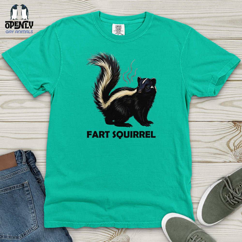Fart Squirrel Heavy Cotton Comfort Colors Tee