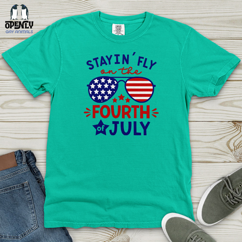 Stayin' Fly on the Fourth of July Heavy Cotton Comfort Colors Tee