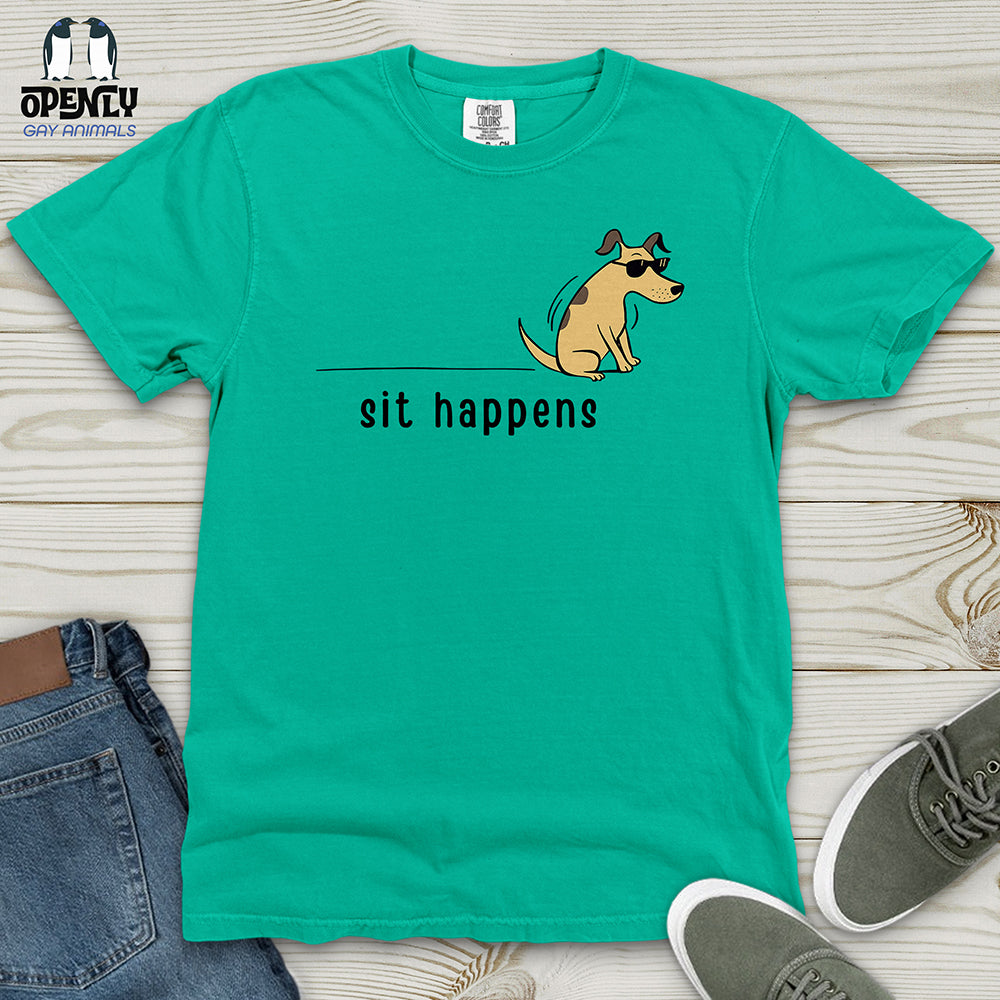 Sit Happens Heavy Cotton Comfort Colors Tee