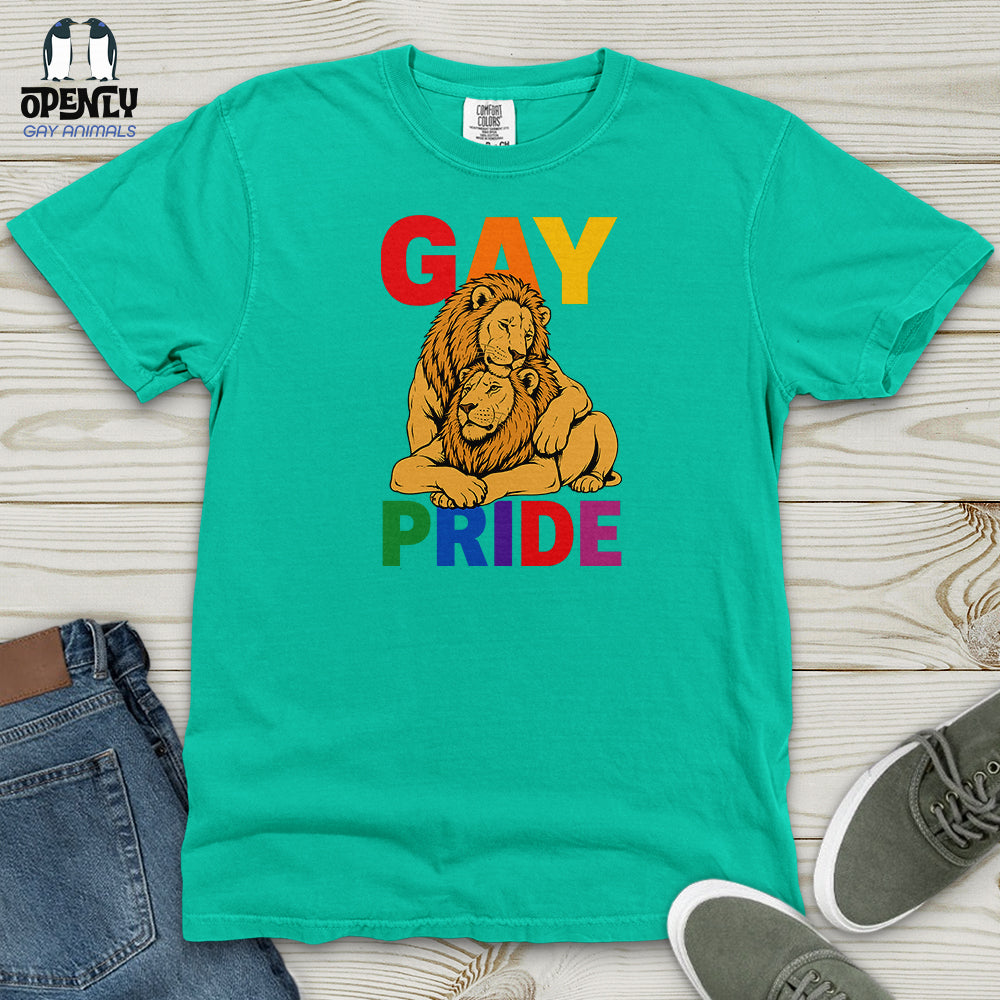 Gay Pride Lion Heavy Cotton Comfort Colors Tee