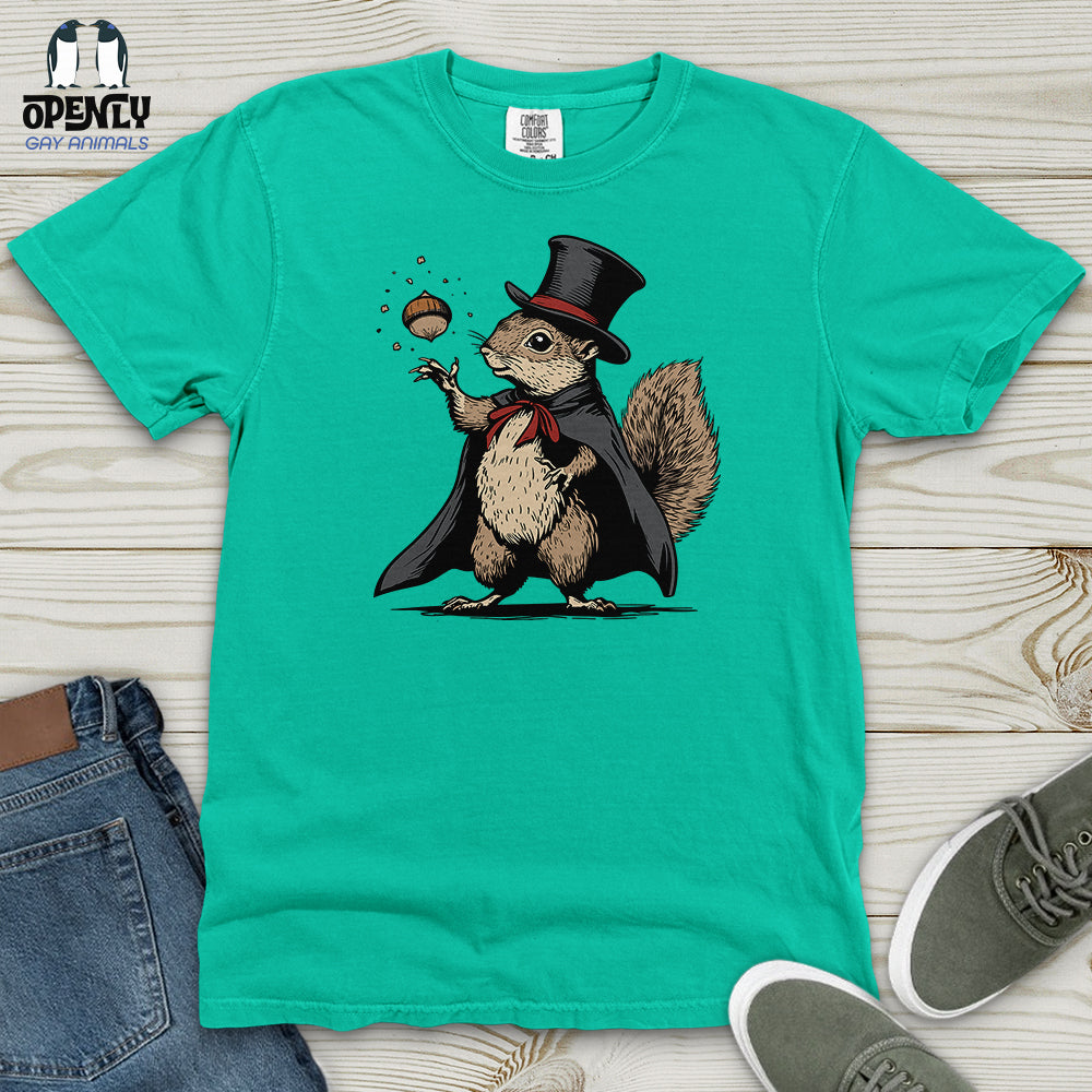 Squirrel Magician Show Heavy Cotton Comfort Colors Tee