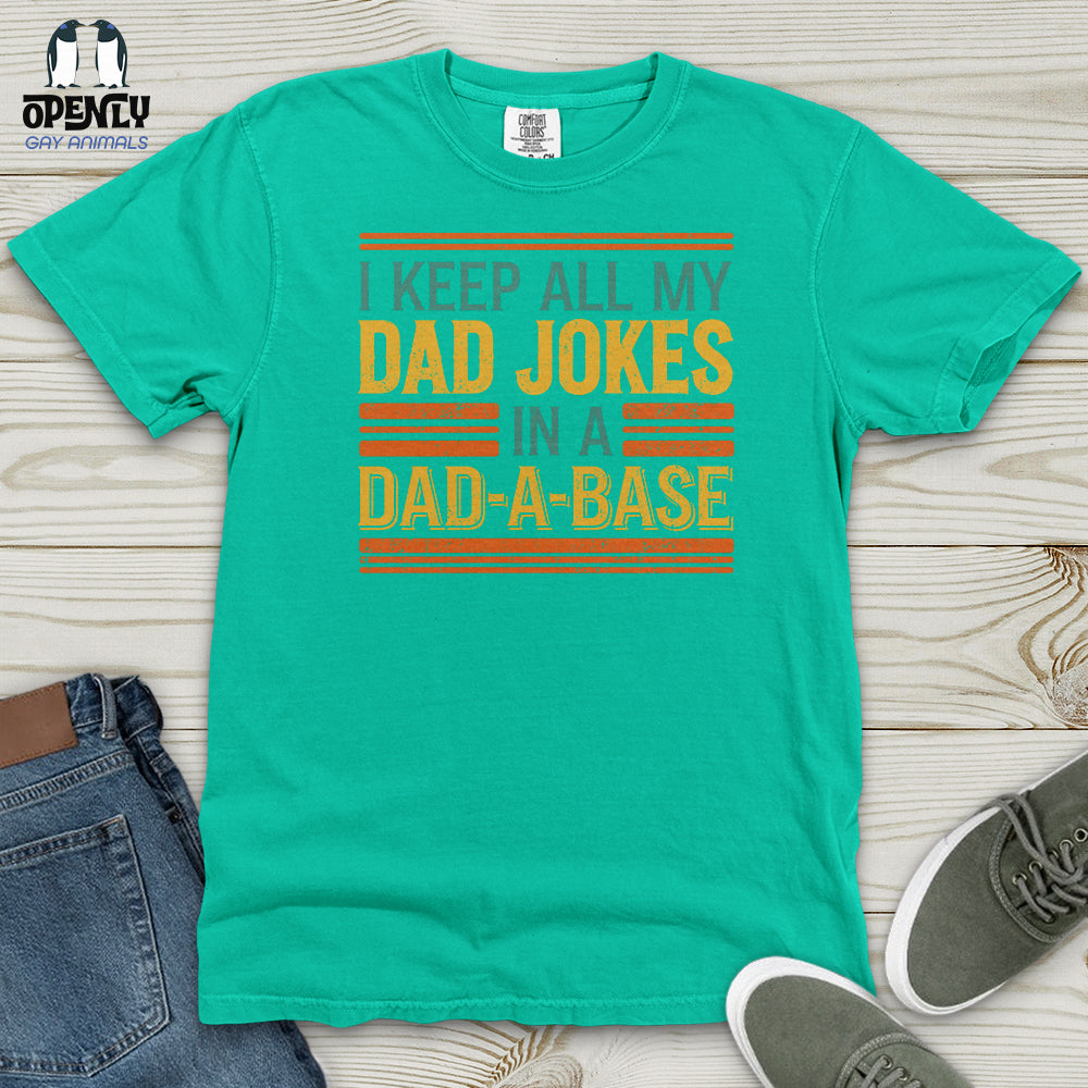 I Keep All My Dad Jokes Heavy Cotton Comfort Colors Tee