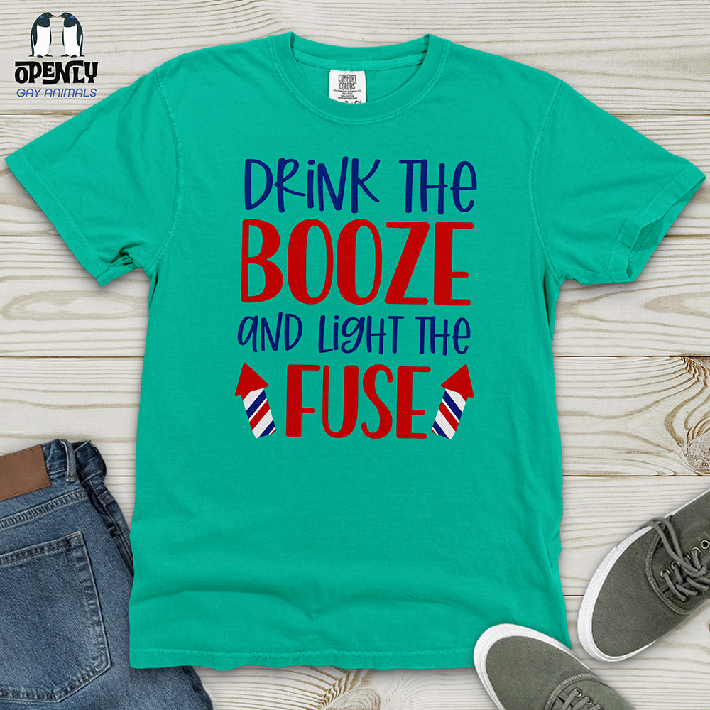 Drink The Booze Heavy Cotton Comfort Colors Tee