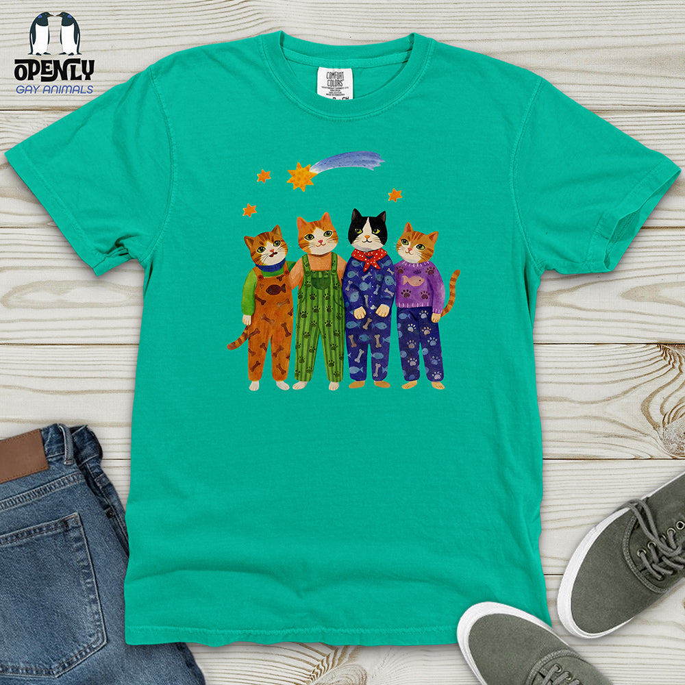Cat in Sunny Day Heavy Cotton Comfort Colors Tee