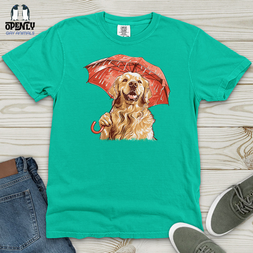 Golden Optimist Umbrella Heavy Cotton Comfort Colors Tee