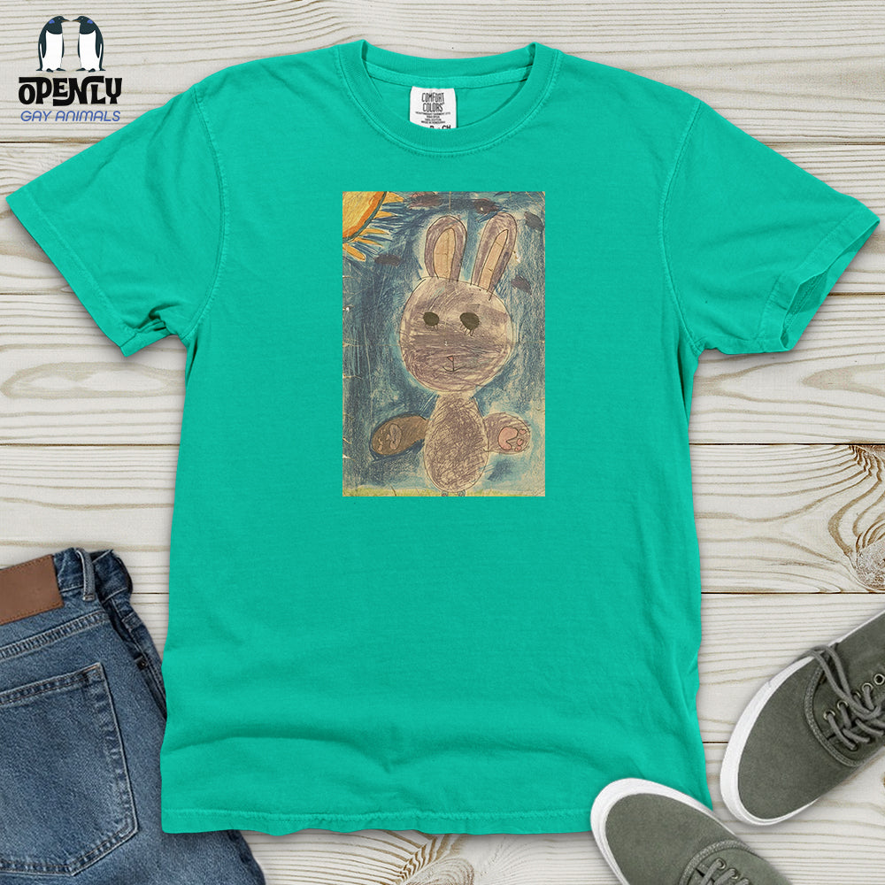 Glitch Bunny Faded Heavy Cotton Comfort Colors Tee