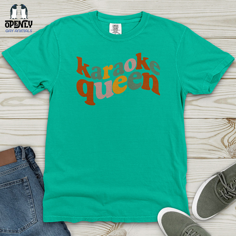 Karaoke Queen Heavy Cotton Comfort Colors Tee