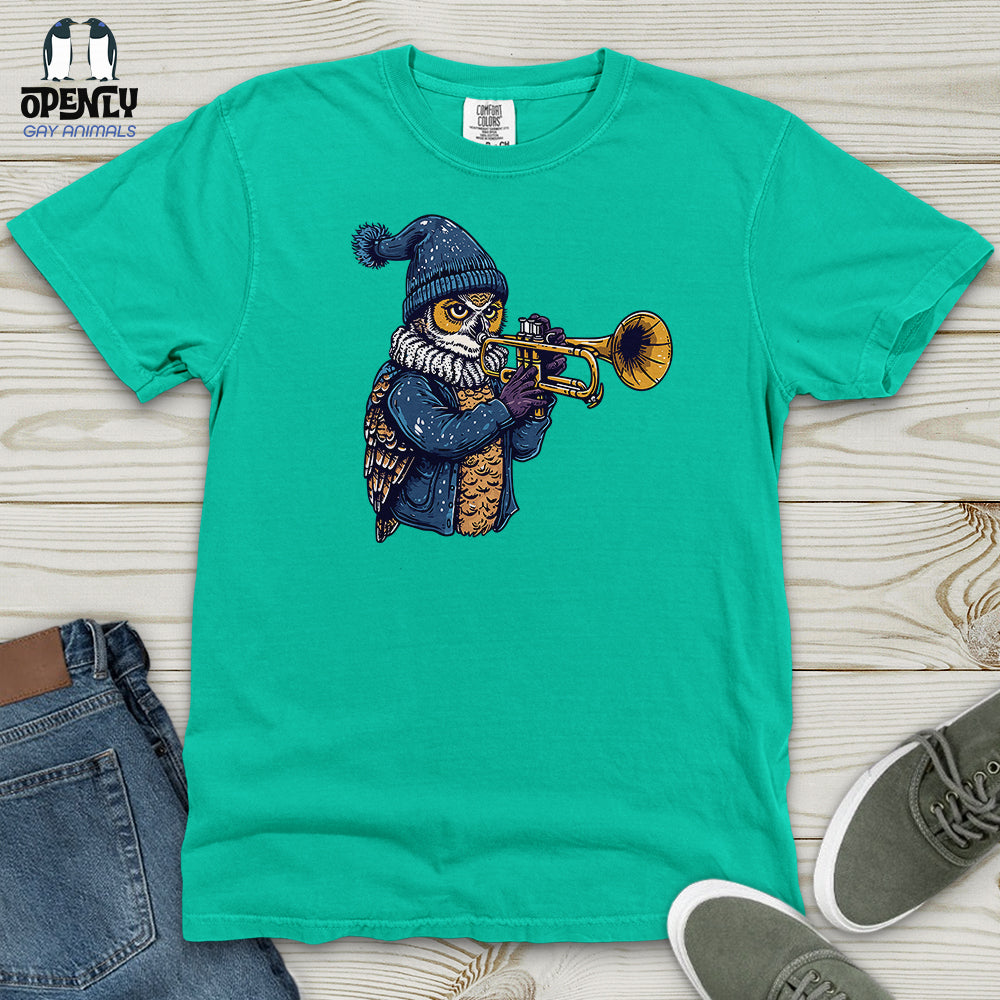 Owl Trumpet Performance Heavy Cotton Comfort Colors Tee