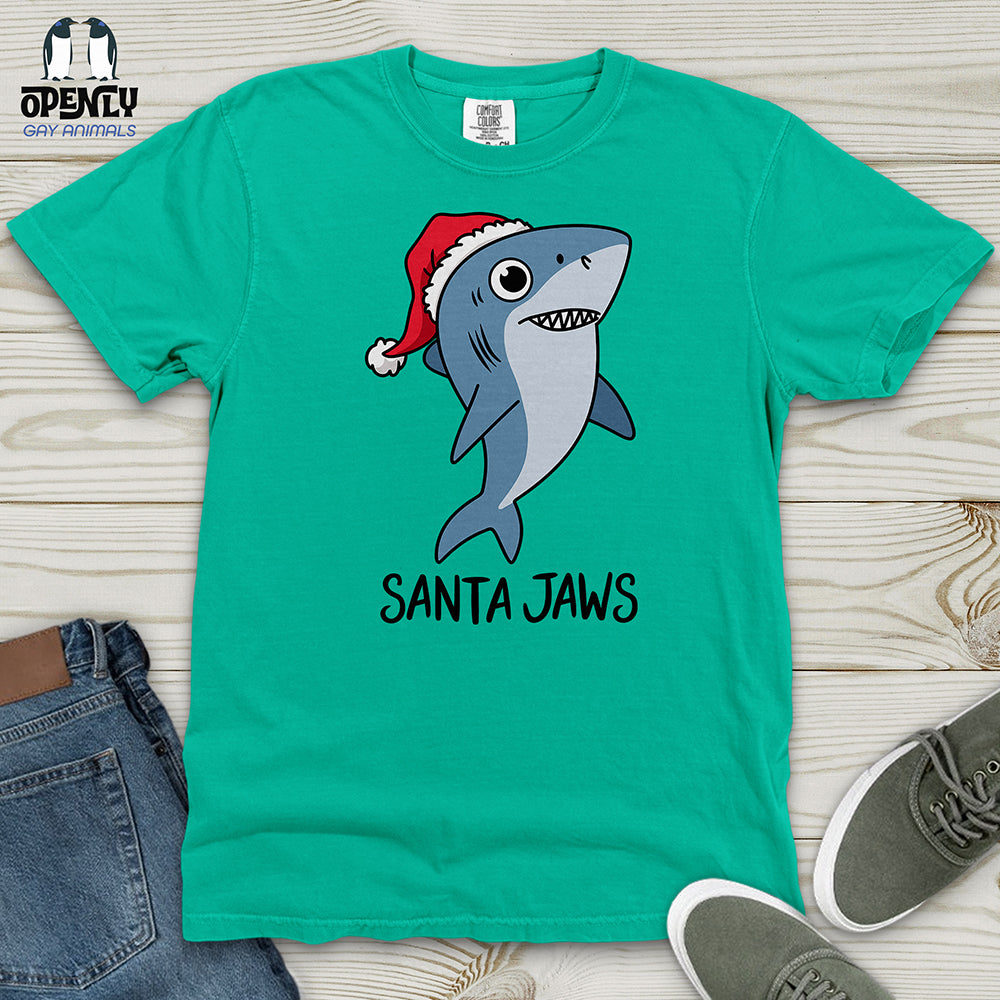 Santa Jaws Heavy Cotton Comfort Colors Tee