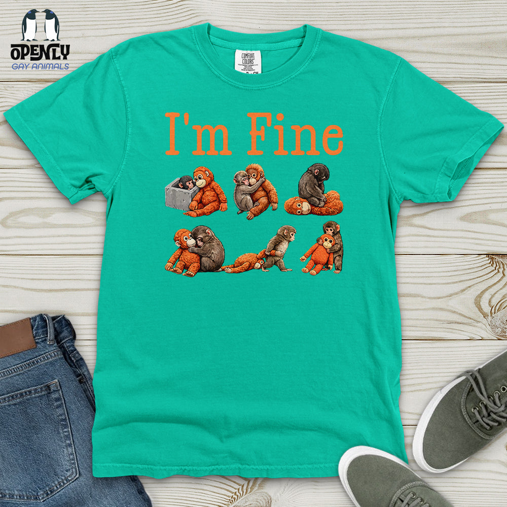 I'm Fine 02 Heavy Cotton Comfort Colors Tee