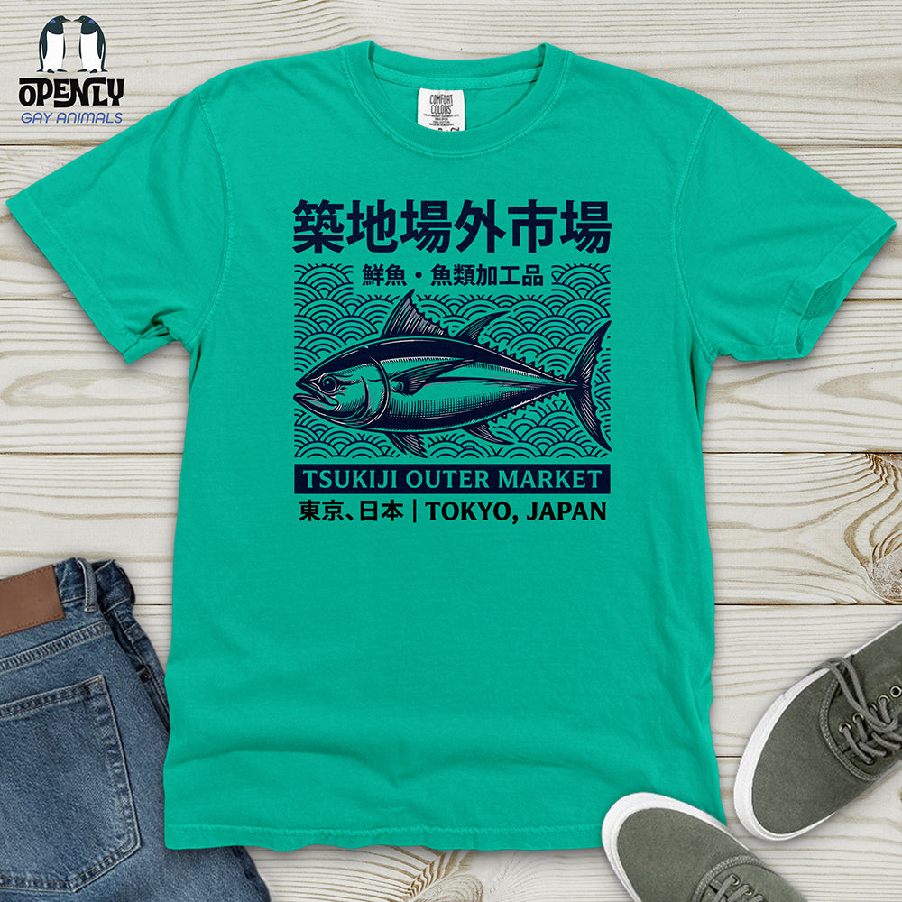 Tsukiji Fish Market Heavy Cotton Comfort Colors Tee