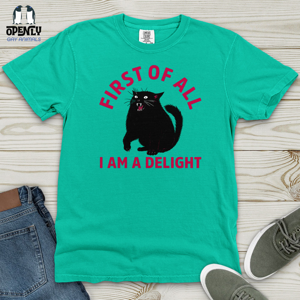 First of All I Am a Delight 03 Heavy Cotton Comfort Colors Tee