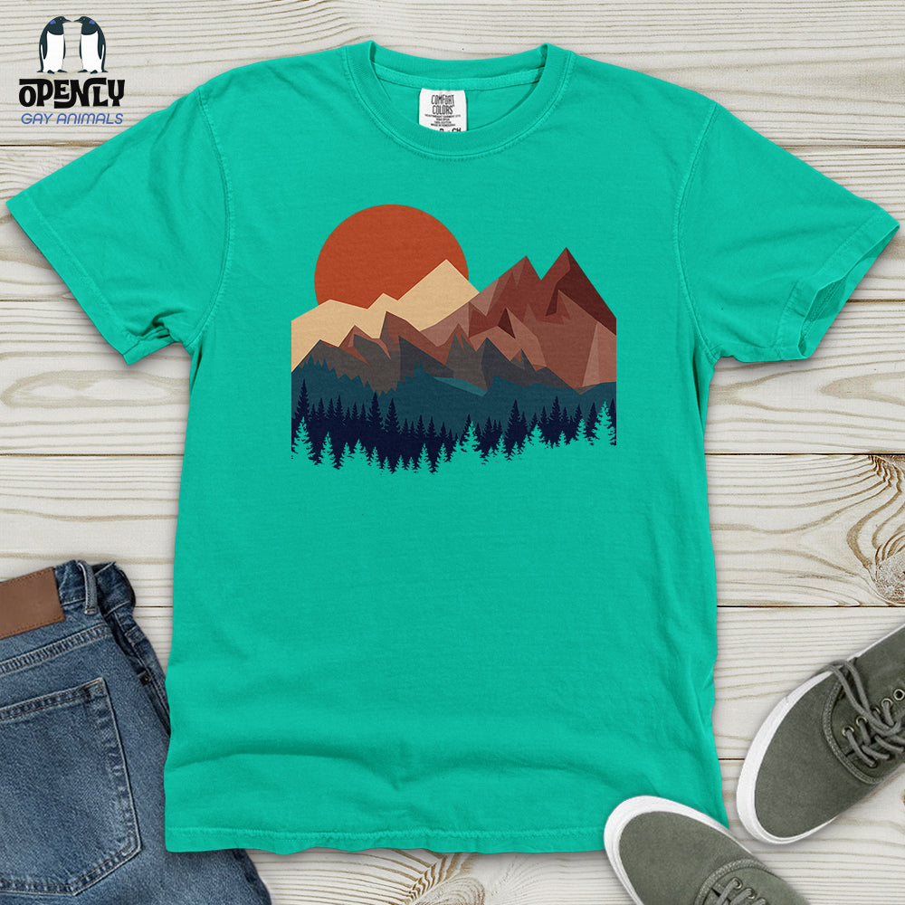 Mountain Landscape Heavy Cotton Comfort Colors Tee